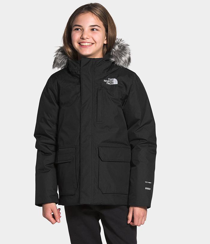 The North Face Jas Meisjes Greenland Parka YATX26413 - Zwart